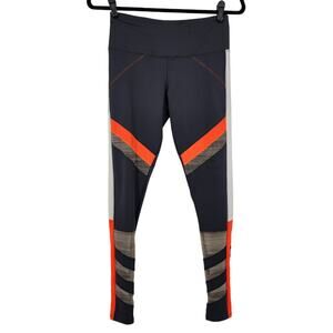 Lucky in Love Spaced Out Moto Mesh Inserts Elastic Waist Leggings Size Small